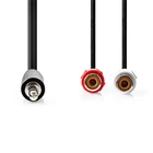 Kép 2/3 - Nedis CAGB22250BK02 AUDIO KÁBEL