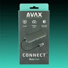Kép 1/2 - AVAX USB HUB USB-C 8in1 2xUSB3.0, USB-C, HDMI, RJ45, TF/SD, 100W