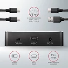 Kép 7/8 - AXAGON ADSA-M2C USB-C 3.2 M. 2 fekete dual dokkoló állomás