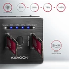 Kép 3/8 - AXAGON ADSA-M2C USB-C 3.2 M. 2 fekete dual dokkoló állomás