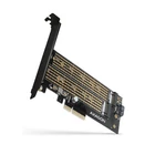 Kép 1/7 - AXAGON PCEM2-D PCIe NVMe+SATA M.2 Adapter