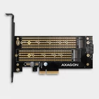 Kép 5/7 - AXAGON PCEM2-D PCIe NVMe+SATA M.2 Adapter