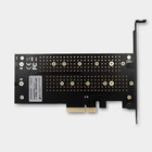 Kép 6/7 - AXAGON PCEM2-D PCIe NVMe+SATA M.2 Adapter