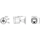 Kép 2/2 - Hikvision DS-2CE16K0T-LFS(2.8mm) 3K Okos Hibrid Fény Audio Fix Mini Bullet Kamera