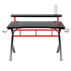 Kép 10/12 - Huzaro Hero 5.0 computer desk Black, Red