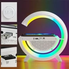 Kép 2/2 - BLACKBIRD Bluetooth Hangszóró, vezeték nélküli telefontöltés, LED-es, Fehér