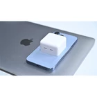 Kép 1/3 - BLACKBIRD Hálózati Adapter (Töltőfej) 35W Dual USB-C, Fehér