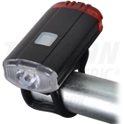 Kép 1/2 - LED biciklilámpa, első-hátsó világítással  2W, 5000K, 3,7 V / 800 mAh, 150lm, IP54, 2/5h