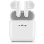 Kép 1/7 - Niceboy NICHIVEBEANSWHITE BLUETOOTH FÜLHALLGATÓ