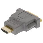 Kép 3/9 - Nagy Sebességű HDMI Adapter HDMI Csatlakozó - DVI-D 24+1-Pólusú Aljzat Szürke