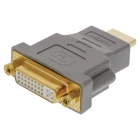 Kép 8/9 - Nagy Sebességű HDMI Adapter HDMI Csatlakozó - DVI-D 24+1-Pólusú Aljzat Szürke