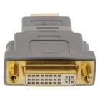 Kép 6/9 - Nagy Sebességű HDMI Adapter HDMI Csatlakozó - DVI-D 24+1-Pólusú Aljzat Szürke