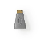 Kép 6/6 - HDMI-adapter | HDMI Mini-csatlakozó - HDMI aljzat | Szürke