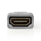 Kép 3/6 - HDMI-adapter | HDMI Micro-csatlakozó - HDMI aljzat | Szürke