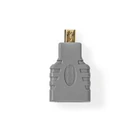 Kép 6/6 - HDMI-adapter | HDMI Micro-csatlakozó - HDMI aljzat | Szürke