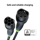 Kép 5/10 - Green Cell EVKABGC01 Snap Kábel Típus 2 EV Töltéshez 22 kW 5 m Tesla Model 3 S X Y, VW ID.3, ID.4, Kia EV6, Audi E-Tron, Fiat 500e