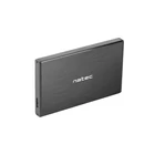 Kép 1/7 - NATEC RHINO GO enclosure USB 3.0 for 2.5'' SATA HDD/SSD, black Aluminum