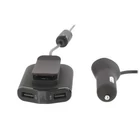 Kép 5/11 - Autós Töltő 4-Kimenet 9.6 A USB Fekete