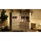 Kép 1/8 - LED karácsonyi adventi kalendárium, elemes (X22050)  Timer 6+18h, 6LED, 3000K, 2xAAA