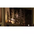 Kép 4/8 - LED karácsonyi adventi kalendárium, elemes (X22050)  Timer 6+18h, 6LED, 3000K, 2xAAA