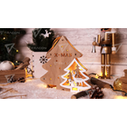 Kép 1/3 - LED karácsonyi fenyőfa,fa,elemes (X23006)  Timer 6+18h, 7LED, 3000K, 2xAAA