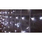Kép 4/8 - Karácsonyi jégcsap fényfüggöny, kültéri/beltéri (X22024)  230VAC, 5+5M, 125LED, 3,6W, 12000-13000K, IP44