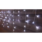 Kép 5/8 - Karácsonyi jégcsap fényfüggöny, kültéri/beltéri (X22024)  230VAC, 5+5M, 125LED, 3,6W, 12000-13000K, IP44