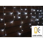 Kép 1/8 - Karácsonyi jégcsap fényfüggöny, kültéri/beltéri (X22024)  230VAC, 5+5M, 125LED, 3,6W, 12000-13000K, IP44