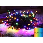 Kép 1/9 - Karácsonyi fényfüzér, színes,kültéri/beltéri (X22019)  230VAC, 2+10M, 100LED, 3,6W, RGB, IP44