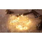 Kép 1/3 - LED karácsonyi lánc,gyöngy,elemes (X23015)  Timer 6+18h,40LED, 3000K, 3xAA