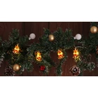 Kép 2/4 - LED karácsonyi lánc, szarvas,elemes (X22068)  Timer 6+18h,10LED, 3000K, 2xAA