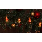 Kép 1/5 - LED karácsonyi lánc, manó, elemes (X22069)  Timer 6+18h,10LED, 3000K, 2xAA