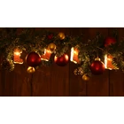 Kép 2/5 - LED karácsonyi lánc, zokni, elemes (X22070)  Timer 6+18h,10LED, 3000K, 2xAA