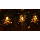 Kép 3/5 - LED karácsonyi lánc, fenyő, szarvas, fa, elemes (X22055)  Timer 6+18h,10LED, 3000K, 2xAA