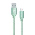 Kép 2/2 - COLORWAY Kábel, USB MicroUSB 1m 2.1A mint (CW-CBUM002-MT)