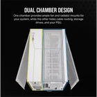 Kép 3/7 - CORSAIR Ház 2500D AIRFLOW, Tápegység nélkül, Edzett Üveg, fehér