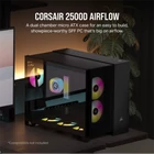 Kép 2/8 - CORSAIR Ház 2500D AIRFLOW, Tápegység nélkül, Edzett Üveg, fekete