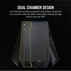 Kép 3/8 - CORSAIR Ház 2500D AIRFLOW, Tápegység nélkül, Edzett Üveg, fekete