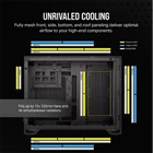 Kép 5/8 - CORSAIR Ház 2500D AIRFLOW, Tápegység nélkül, Edzett Üveg, fekete