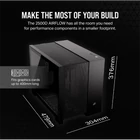 Kép 6/8 - CORSAIR Ház 2500D AIRFLOW, Tápegység nélkül, Edzett Üveg, fekete