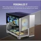 Kép 7/8 - CORSAIR Ház 2500D AIRFLOW, Tápegység nélkül, Edzett Üveg, fekete
