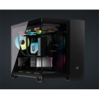 Kép 1/6 - CORSAIR Ház 2500X, Tápegység nélkül, Edzett Üveg, fekete