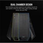 Kép 3/6 - CORSAIR Ház 2500X, Tápegység nélkül, Edzett Üveg, fekete