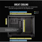 Kép 4/6 - CORSAIR Ház 2500X, Tápegység nélkül, Edzett Üveg, fekete