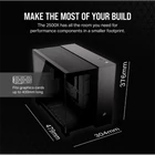 Kép 5/6 - CORSAIR Ház 2500X, Tápegység nélkül, Edzett Üveg, fekete