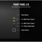Kép 6/6 - CORSAIR Ház 2500X, Tápegység nélkül, Edzett Üveg, fekete