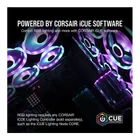 Kép 4/5 - CORSAIR Rendszerhűtő Ventilátor, iCUE QL120 RGB, 12cm, fekete