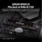 Kép 2/7 - CORSAIR SSD MP600 GS M.2 2280 PCIe 4.0 500GB NVMe