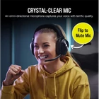 Kép 5/6 - CORSAIR Vezeték Nélküli Headset, HS55 WIRELESS Gaming, 7.1 Hangzás, fekete