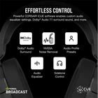Kép 6/6 - CORSAIR Vezeték Nélküli Headset, HS55 WIRELESS Gaming, 7.1 Hangzás, fekete